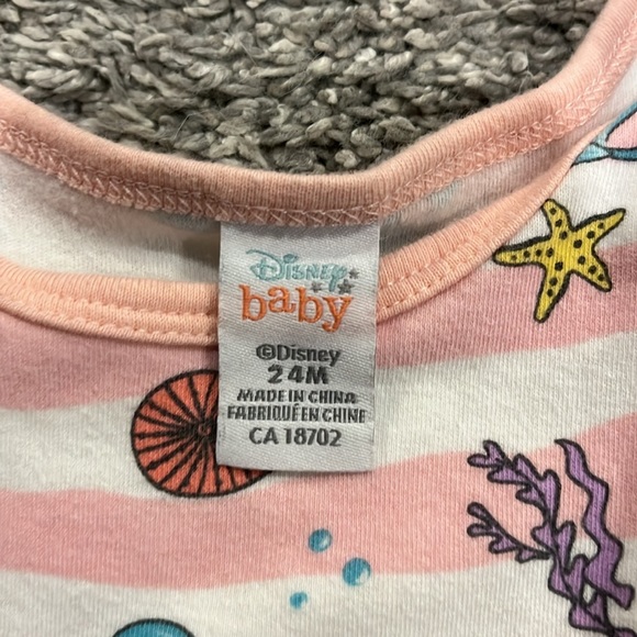 3 for $20 Disney Ariel Shorts Style Romper | 24 months - Picture 3 of 3